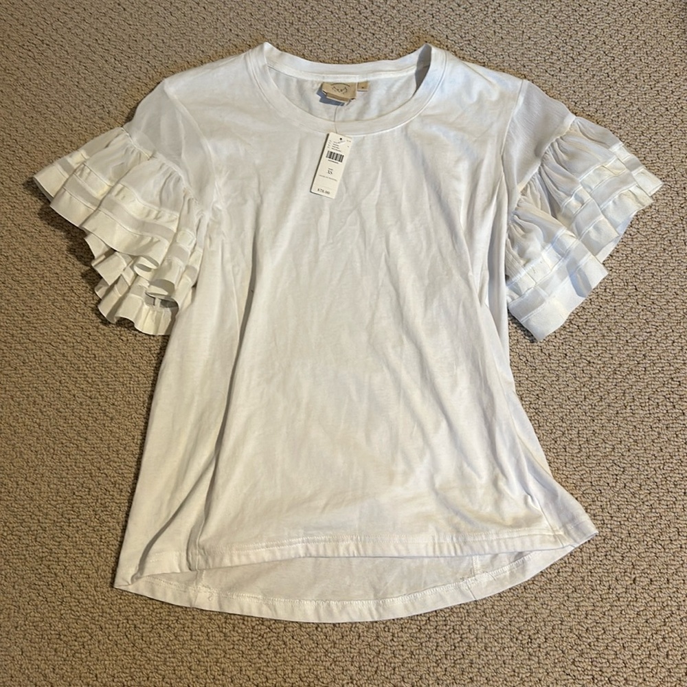Anthropologie white shirt